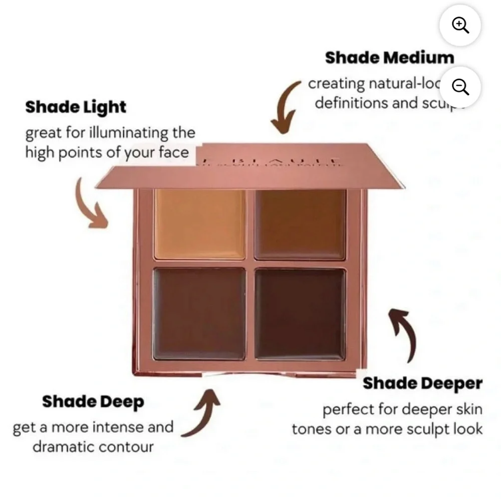 Ace Beaute Face Sculpt Palette - Warm Brown & Taupe Shades